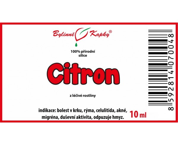 LIMÓN Aceite esencial 100% natural 10ml | Gotas de hierbas