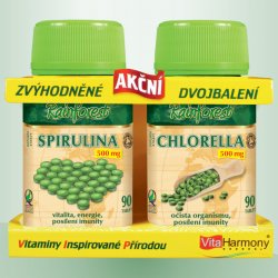 Clorella y Espirulina 500 mg 90 comprimidos | Vitaharmonía