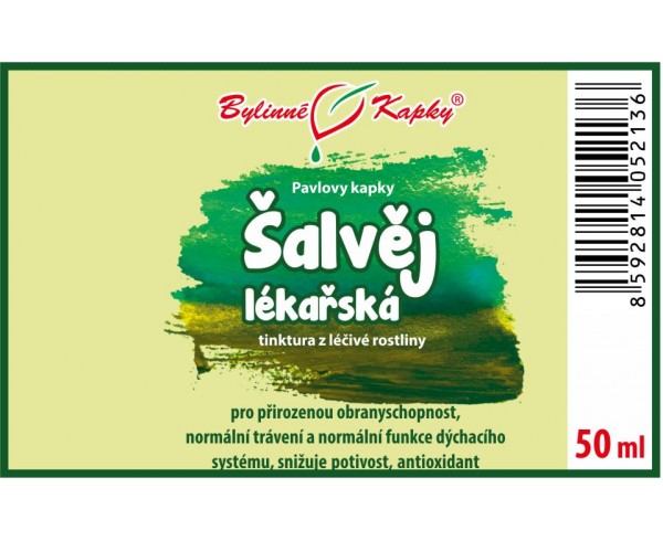 SALVIA MEDICINAL gotas 50ml (tintura) | Gotas de hierbas
