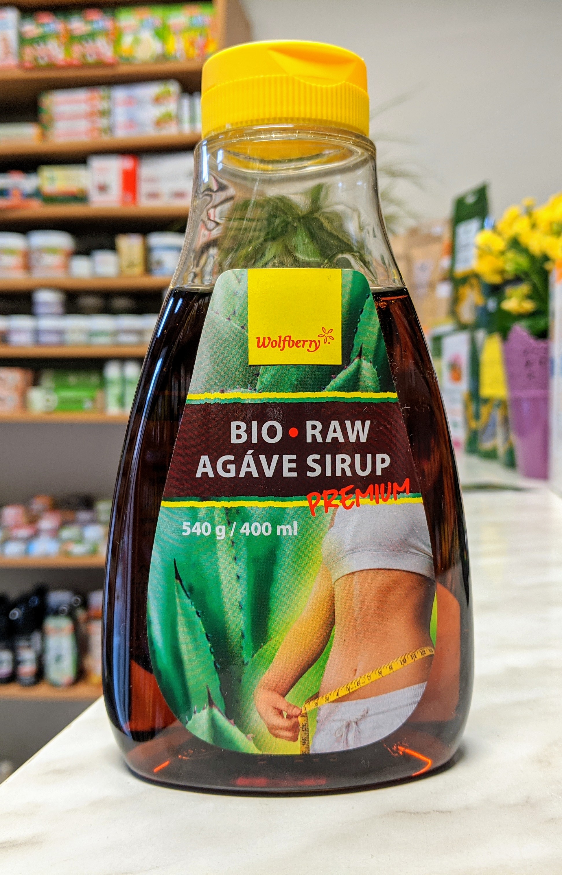 JARABE DE AGAVE CRUDO Premium Wolfberry 400 ml| baya de lobo