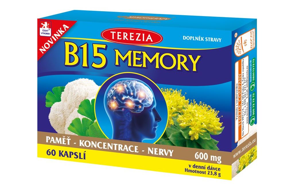 B15 MEMORIA 600mg 60cáps | TERESA