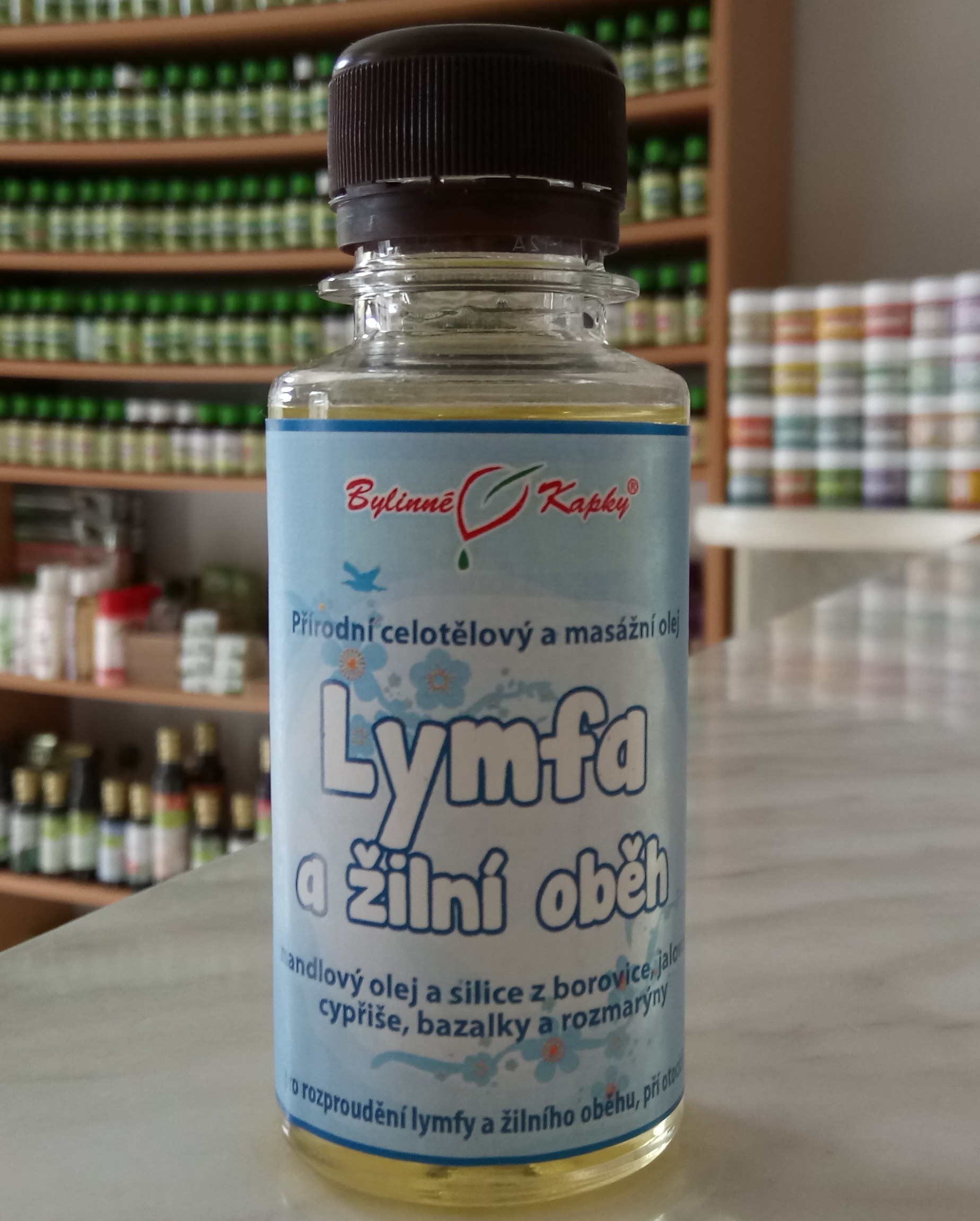 LINFA y circulación venosa aceite natural para todo el cuerpo y masaje 100ml | Gotas de hierbas
