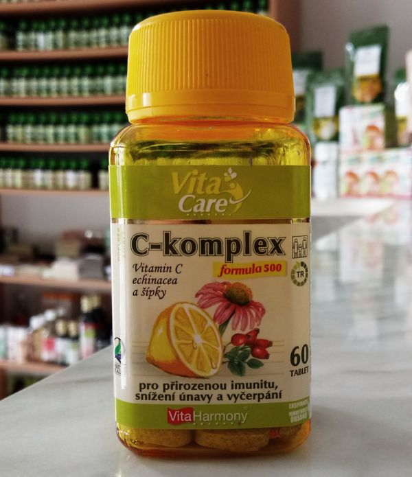 C COMPLEX FORMULA 500 con escaramujo y equinácea 60 tbl | Vitaharmonía