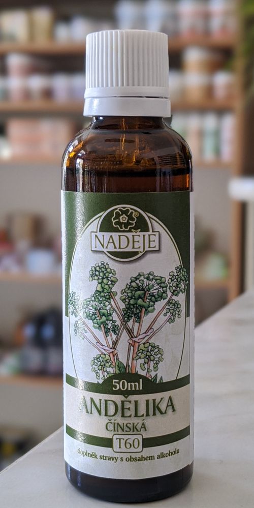 ANGÉLICA CHINA tintura 50ml | Naděje Podhorná