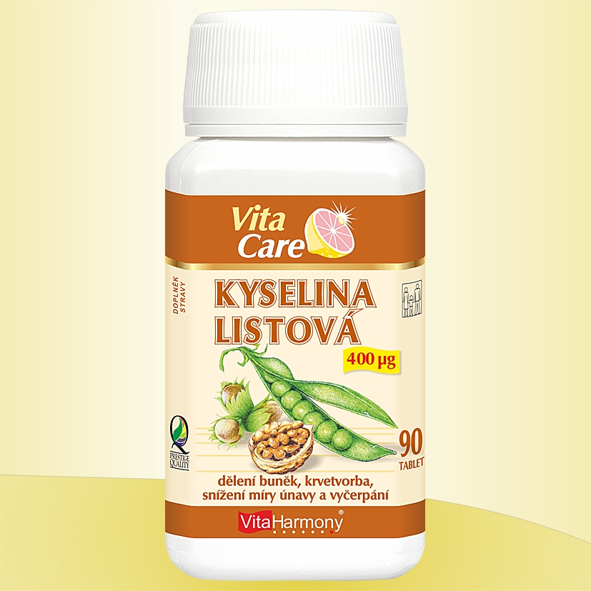 ÁCIDO FÓLICO 400mg 90 comprimidos | VitaHarmony