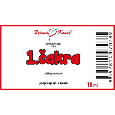1er chakra - aceite esencial 100% natural - una mezcla de esenciales (etéricos) | Gotas de hierbas