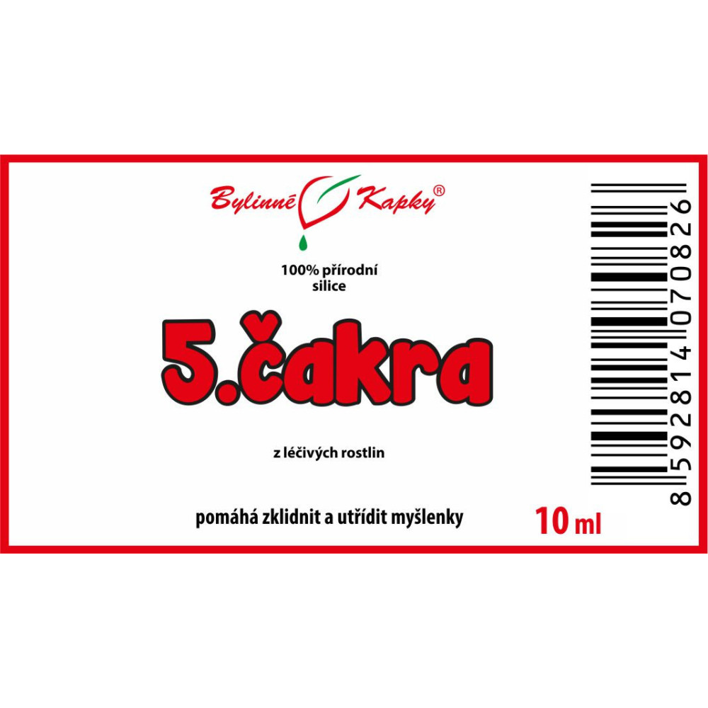 5to chakra - aceite esencial 100% natural - mezcla de aceites 10 ml | Gotas de hierbas