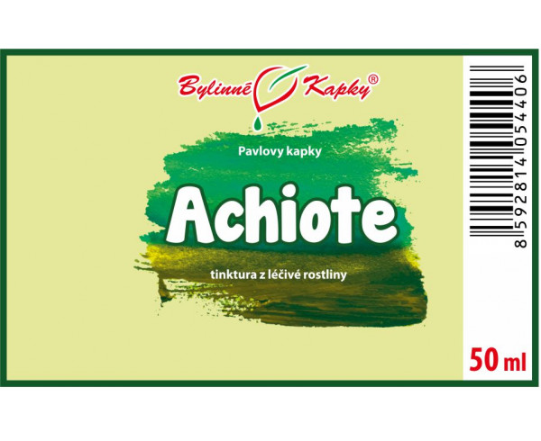 ACHIOTE gotas (tintura) 50ml | Gotas de hierbas