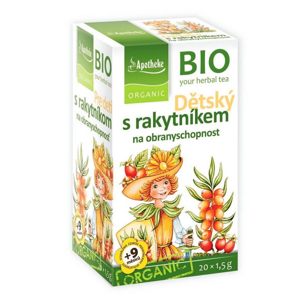 Apotheke BIO Té infantil con espino amarillo 20x1,5g 9M+