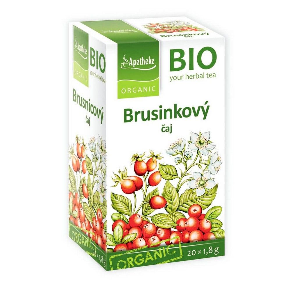 Apotheke BIO Té de arándanos 20x1,8g fruta de arándanos 20%