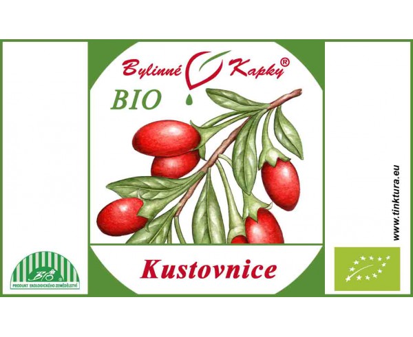 KUSTOVNICE GOJI BIO gotas (tintura) 50ml | Gotas de hierbas