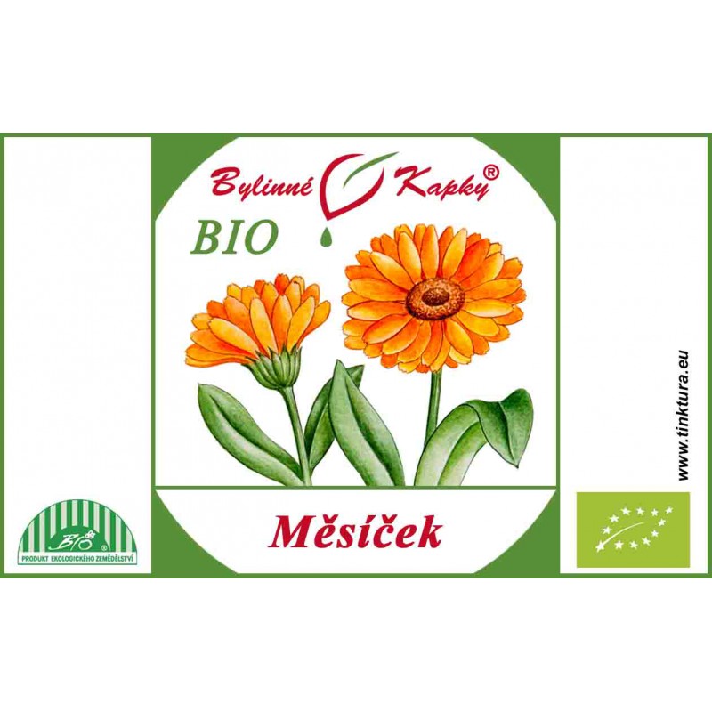 MÉSÍČEK flor BIO gotas (tintura) 50ml | Gotas de hierbas